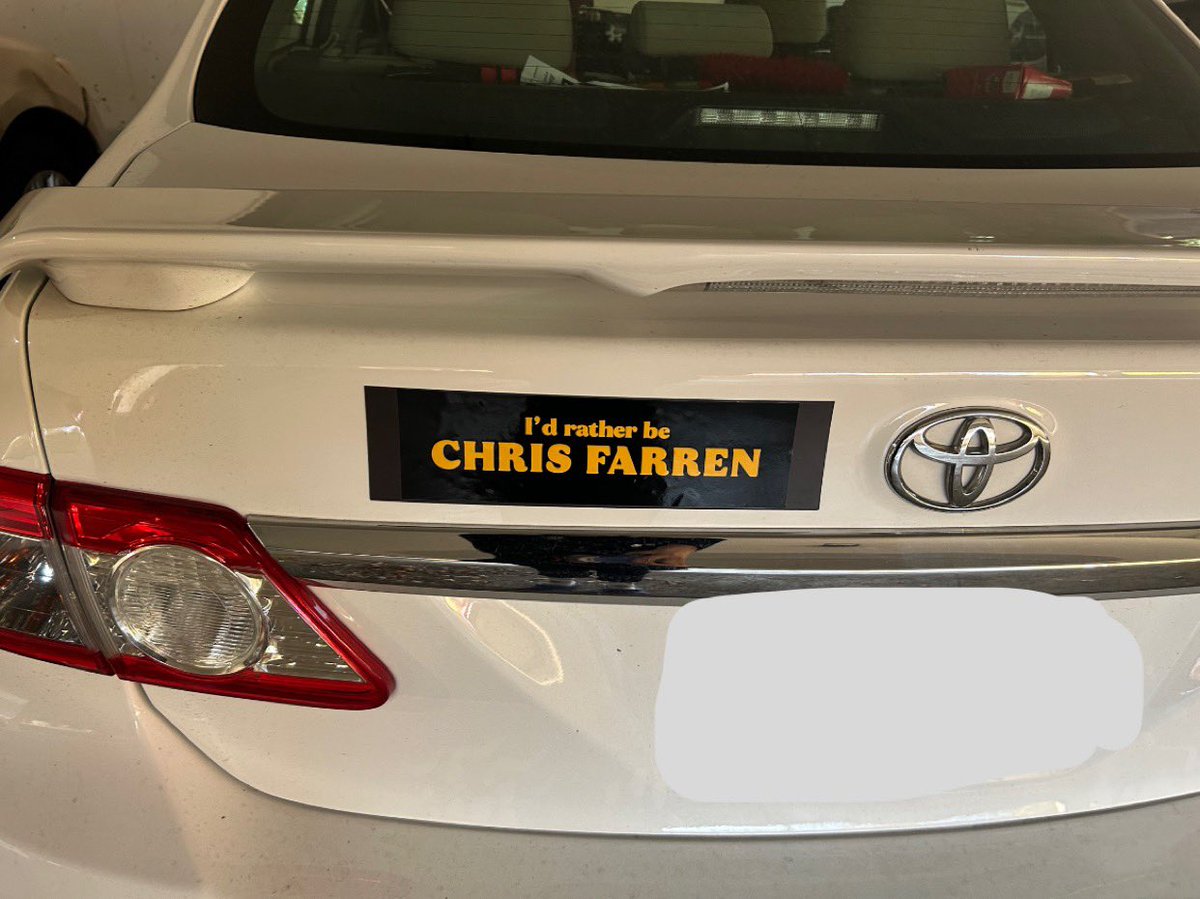 hey @chrisfarren i've put 15,000 miles on this sticker spreading the word of god