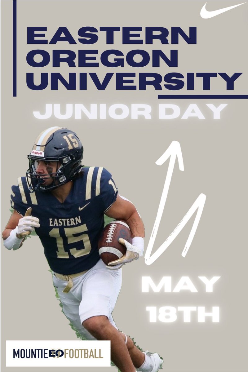 EOU Junior Day & Spring Game May 18th All 2025's come spend the day with Mountie Football! Use the Link below for more information: slate.eou.edu/register/?id=7…