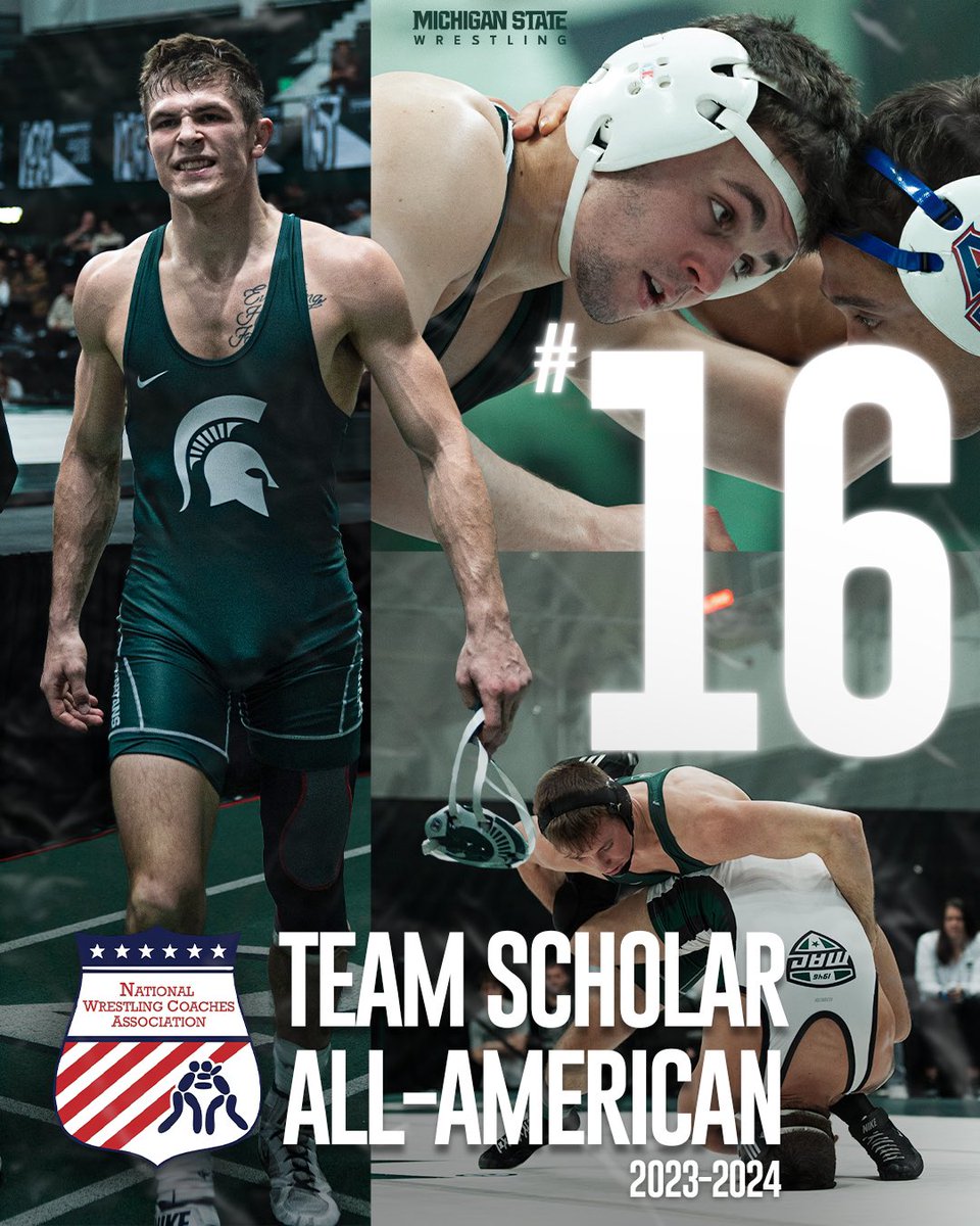 Staying focused in the classroom! ✍️💪

#16 Team Scholar All-American, second among the Big Ten, congratulations Spartans! 

#GoGreen | #OneFocus
