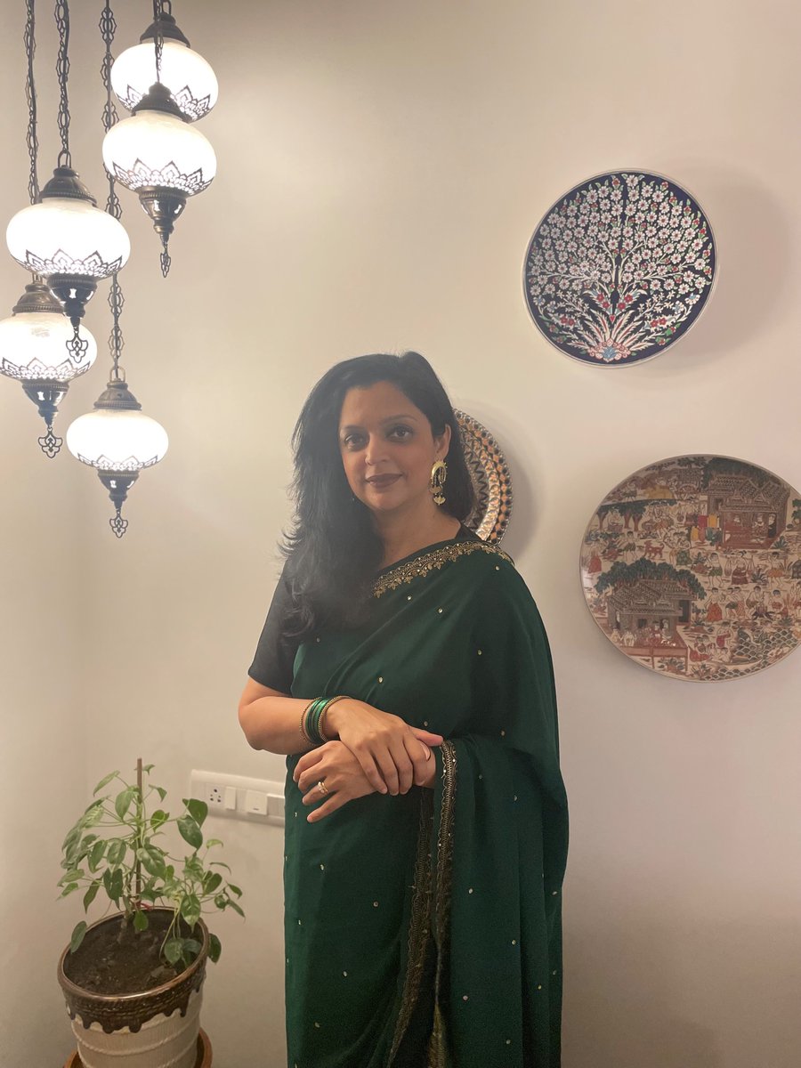 Eid Mubarak! 🌙 A lovely evening with Biryani and Sheer Khurma. 🥘 And always happy for a chance to dress up! 🤪