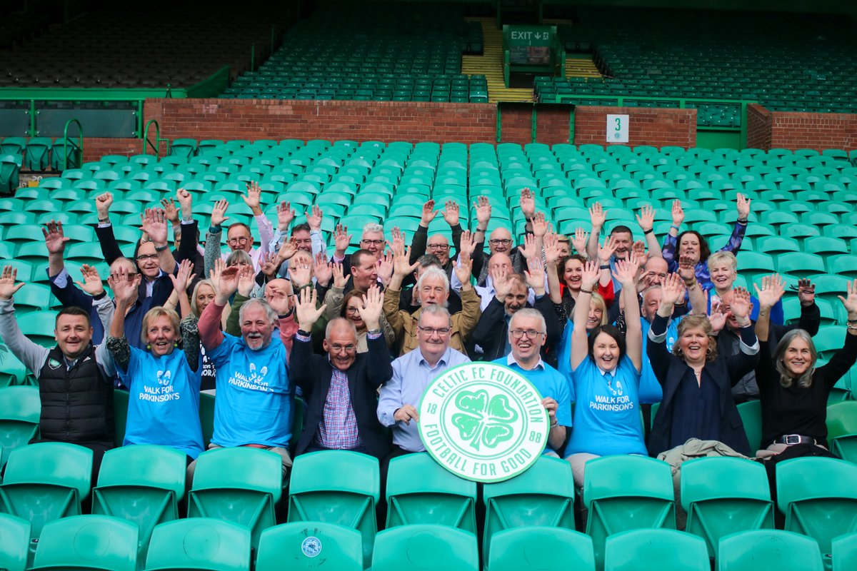 Delighted to welcome 3⃣0⃣+ people from our Walking Football project to Paradise for a special celebration lunch today on #WorldParkinsonsDay 🏟️☺️