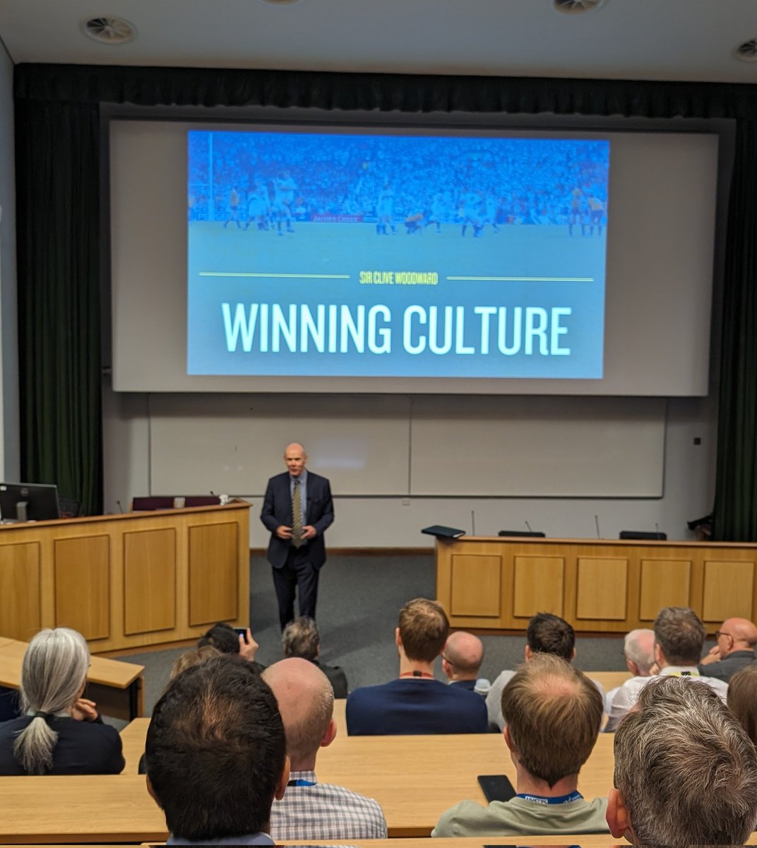 We were proud to welcome World Cup winning former England Rugby Head Coach Sir Clive Woodward to the Campus today for an inspiring talk to staff about developing a culture of winning behaviours to get results.