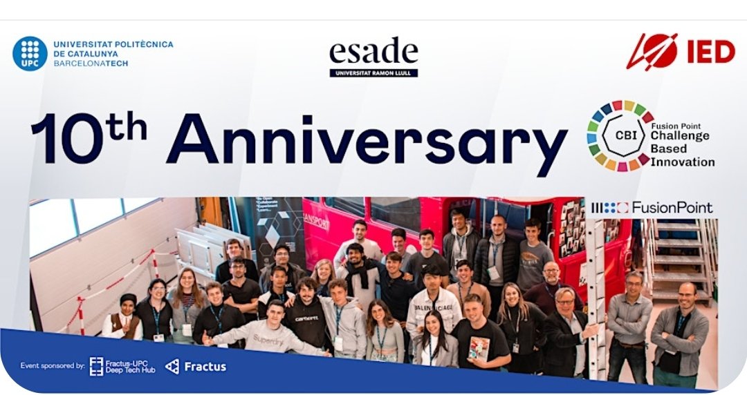 Ramon Bragós, the @UPCTelecos professor involved in #FusionPoint from the beginning explains how Lotta Hassi's inspiration, together with visionaries from @Esade @iedbarcelona and @la_UPC made this great project possible. #10yearsCBI #FusionPoint For Many more years of #sucess !!