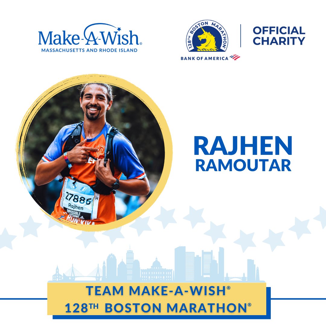 Traveling from Florida and from across the ocean to support our wish children, meet our final two runners on #TeamMakeAWish for the @bostonmarathon. Head over to our Facebook to read more about them! Dana's page: bit.ly/Boston24Dana Rahjen's page: bit.ly/Boston24Rajhen