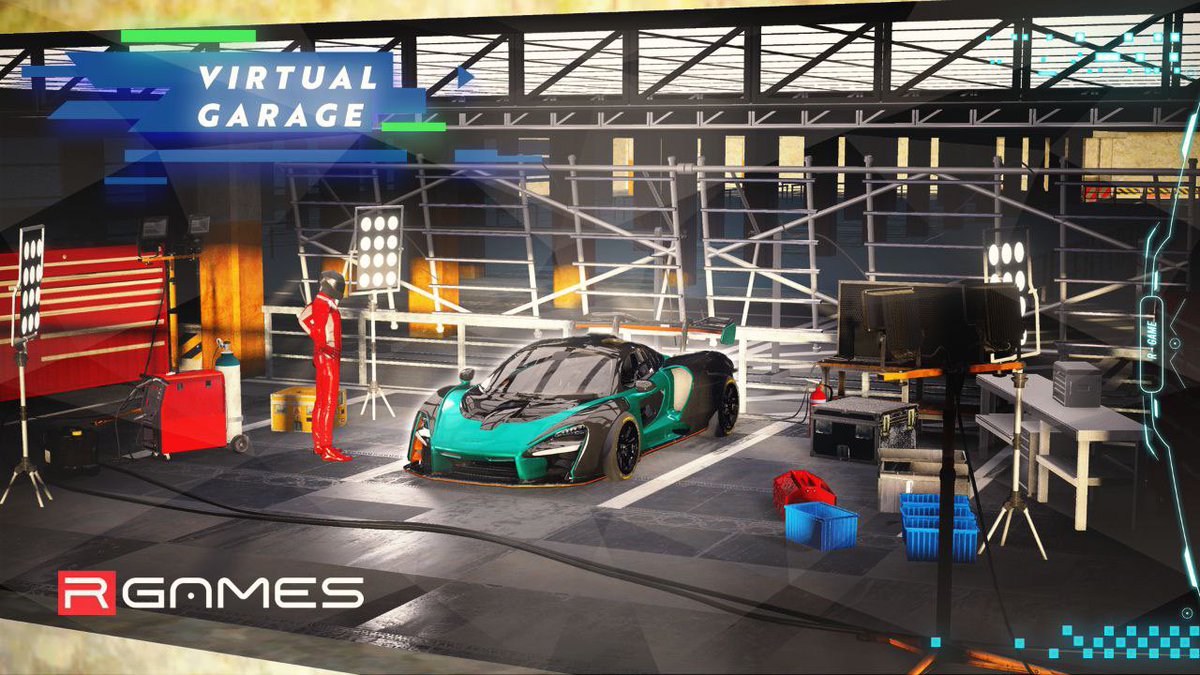 A perfect dream garage? 🤔

A #3D interactive virtual #garage might be just it!

Presenting, 𝗥-𝗚𝗔𝗥𝗔𝗚𝗘! 🏍🏎🚔

🔩 Customize &amp; upgrade your vehicles in 3D and create the build that perfectly fits your style at #RGAMES' very own R-GARAGE! 😎

🌐 r-games.tech