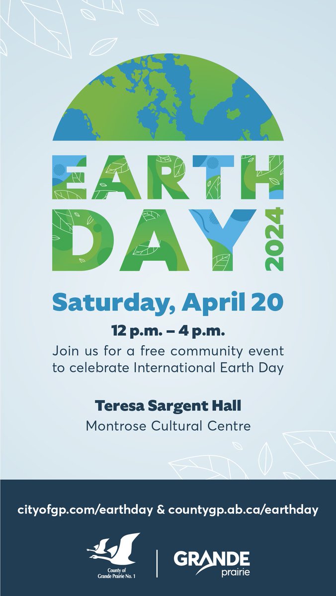 Join <a href="/ducanada/">Ducks Unlimited CAN</a> for this #EarthDay2024 event hosted by the City of Grande Prairie and the County of Grande Prairie No. 1. We'll talk about wetland classification, upcoming activities at the Boreal Wetland Centre, and wetland conservation efforts in the region. Come say hello!
