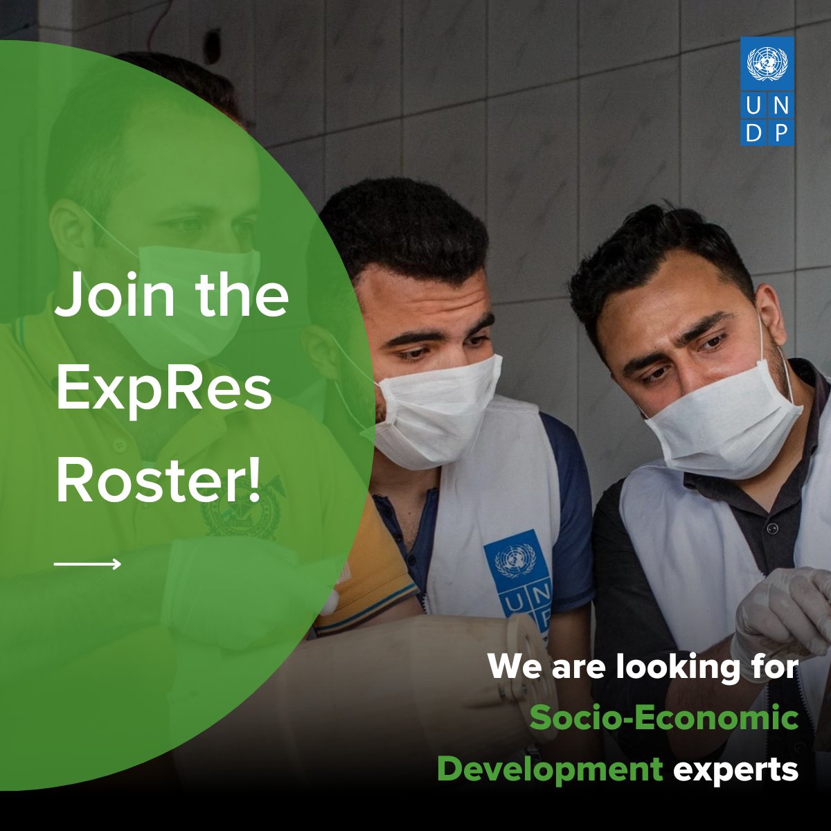 📢 Calling all Socio-Economic Development experts! 👉 Do you have a Master's Degree +5 years (+7 with a Bachelor's degree) of professional experience? If you do, you're invited to join the UNDP @ExpResRoster Roster! ➡️ undp.org/crisis/global-… #UNDPCareers