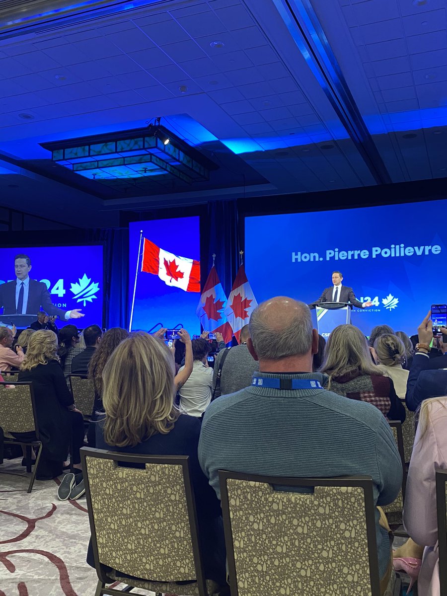 Keynote at this year’s @canstrongfree 👇 🪓Axe The Tax 🏠Build The Homes 💰Fix The Budget 👮‍♂️Stop The Crime Pierre is gonna #BringItHome!