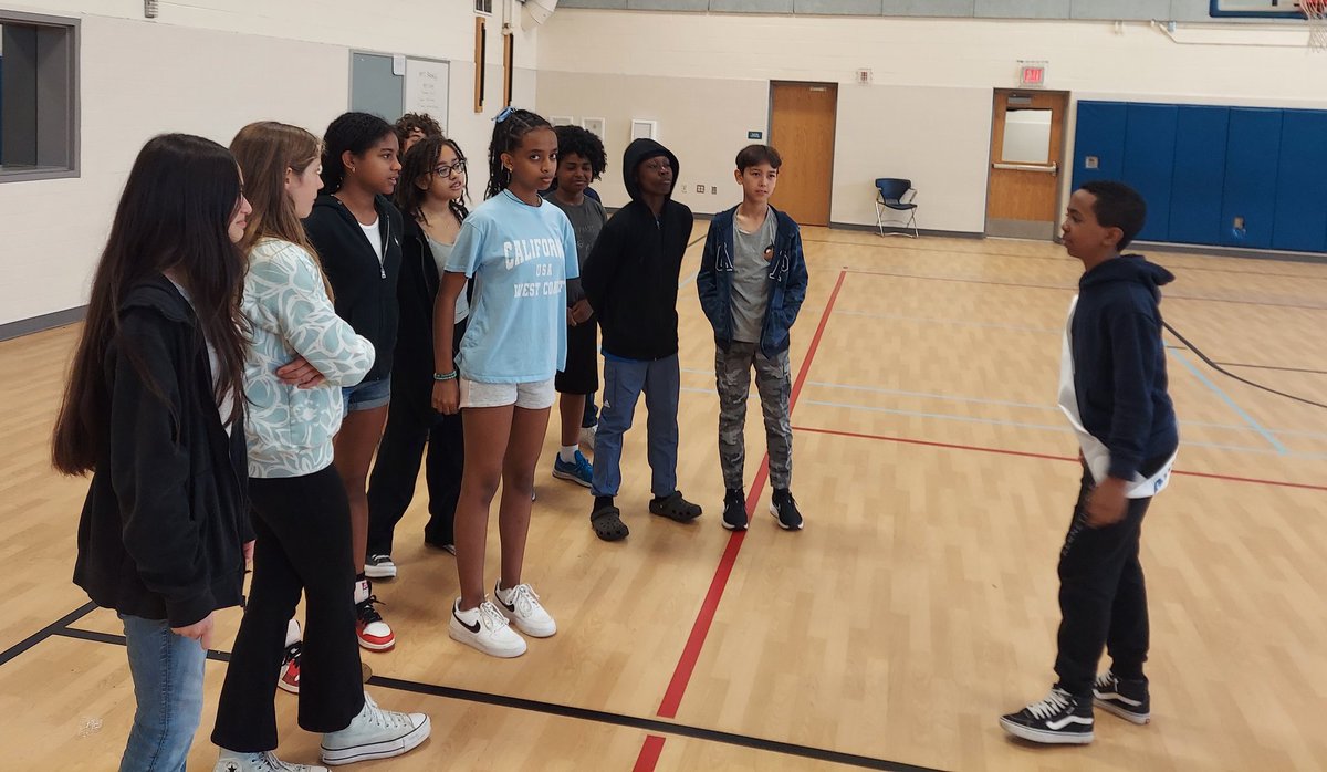 Doing the CSMS tour and running into former students.  <a href="/RiversideFCPS/">RiversideES</a>