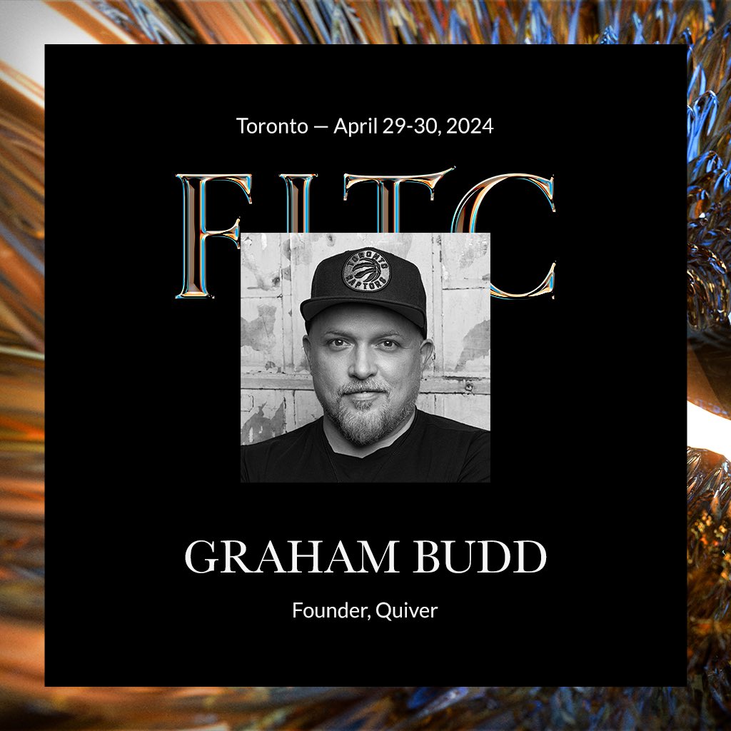 Don't miss industry visionaries at FITC Toronto:Jared Ficklin, Iran Reyes Fleitas, and Graham Budd will inspire innovation. Save 20% with code FITC20. Register now fitc.ca/event/to24/ #FITCToronto #FITC24