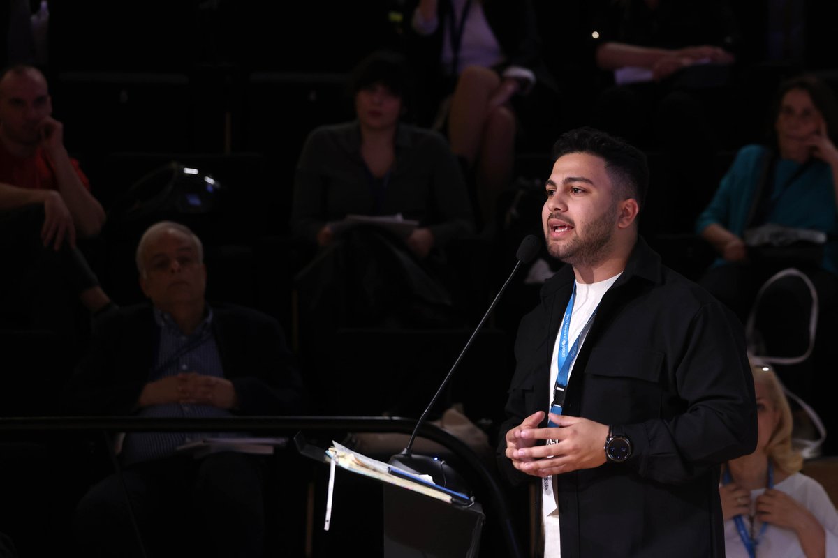 #IEC2024: When a #Roma baby is born their starting line is set to ‘-30’. By the time they struggle to reach ‘0’ and meet everyone else on their stating point, they are already exhausted.” Stavros Giouvannis - @UNICEF_Greece Youth Advocate #LetsLearnTogether