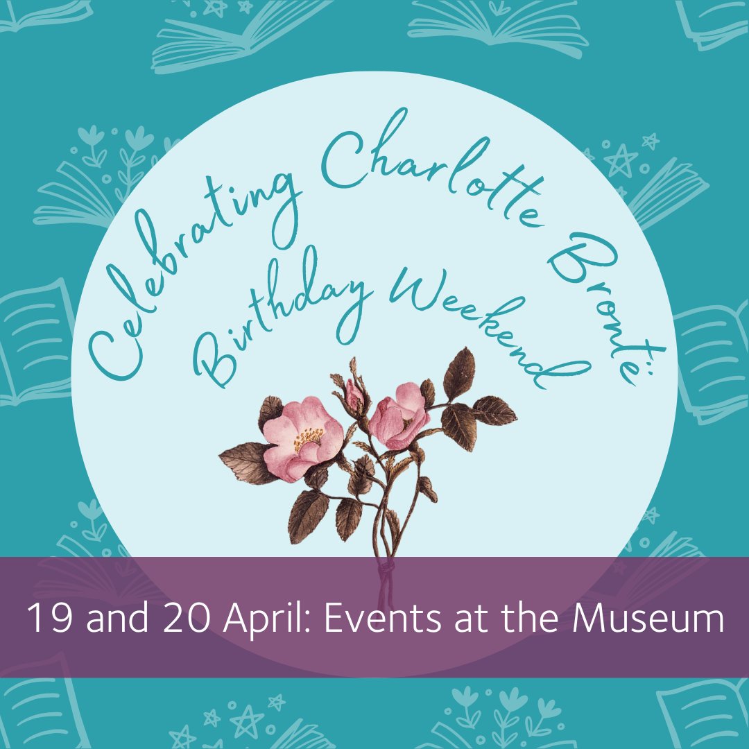 Sunday 21 April will be the 208th anniversary of Charlotte Brontë's birth, and we're celebrating with a host of events here at the Museum! Find out more at bronte.org.uk/whats-on.