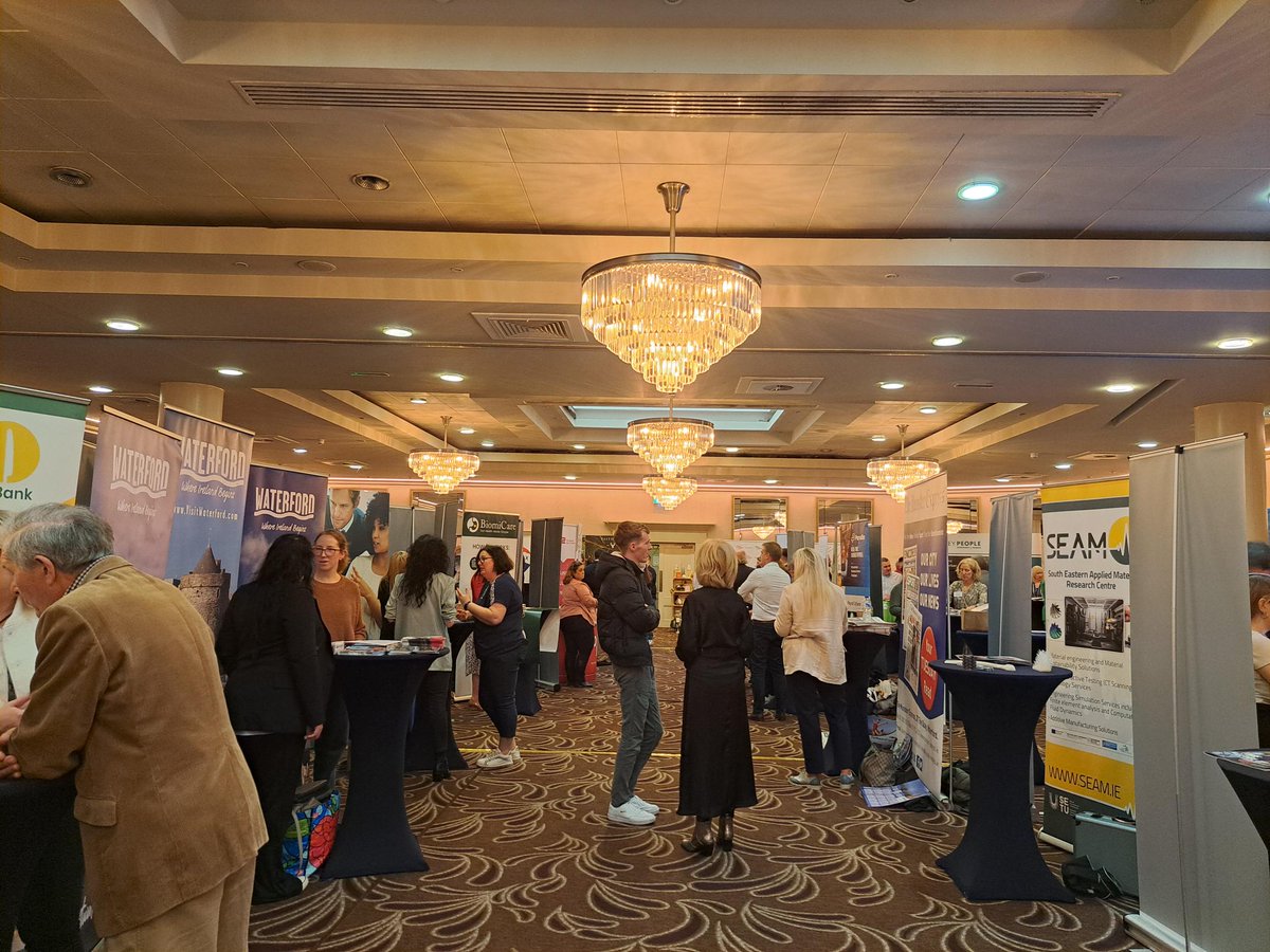 Our Technology Transfer Office (TTO) team are delighted to attend the Waterford Chamber Business Expo at the Tower Hotel Waterford this afternoon, until 7pm. 

Kelly Han MBA PMI and Sudeepth Nair are on-hand to answer your questions, and are looking forward to meeting delegates.