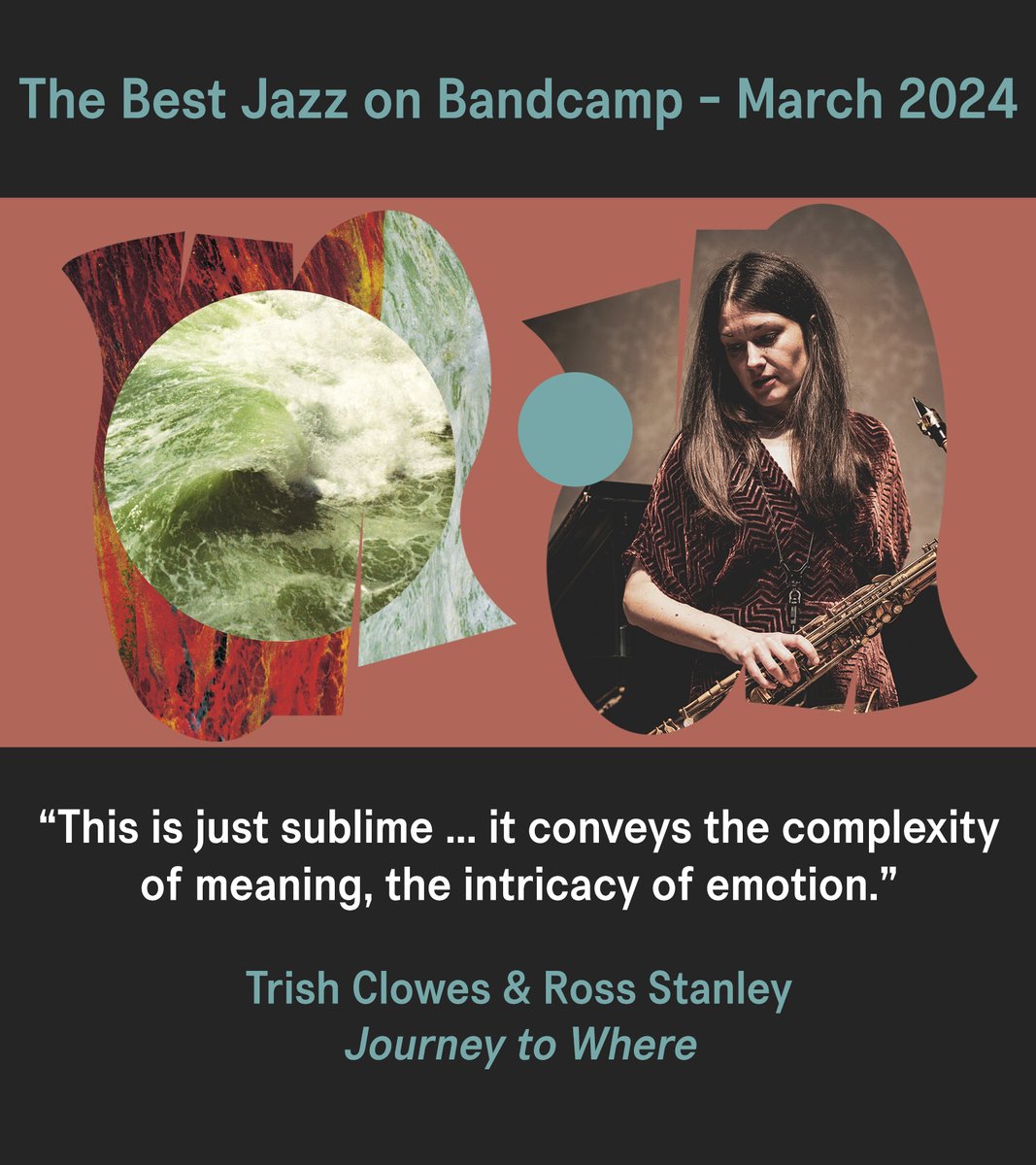 'This is just sublime ...' Thanks @Bandcamp for featuring @trishclowes & Ross Stanley's Journey to Where
