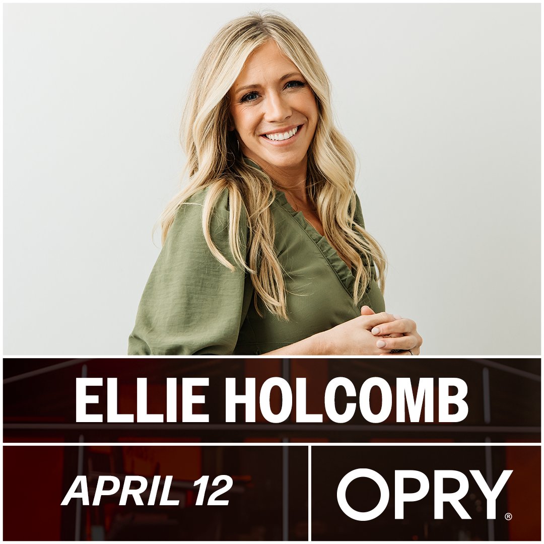 Ellie Holcomb will perform this Friday, April 12th at the Opry celebrating her album release! Tickets can be found online and check local listings to watch or listen on WSM!