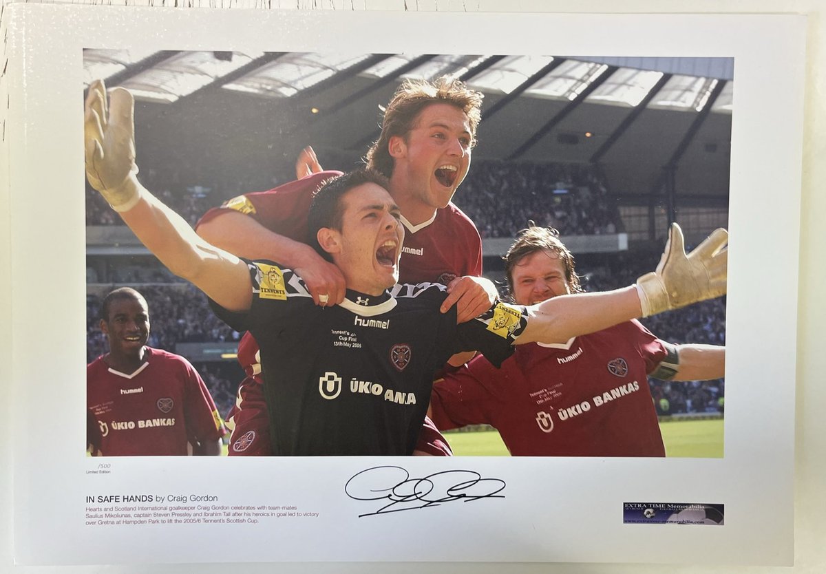 HEARTS 🇱🇻🇱🇻🇱🇻 ONE HAND SIGNED BUNDLE AVAILABLE RUDI SKACEL LAWRENCE SHANKLAND CRAIG GORDON £30 ORDER VIA DM