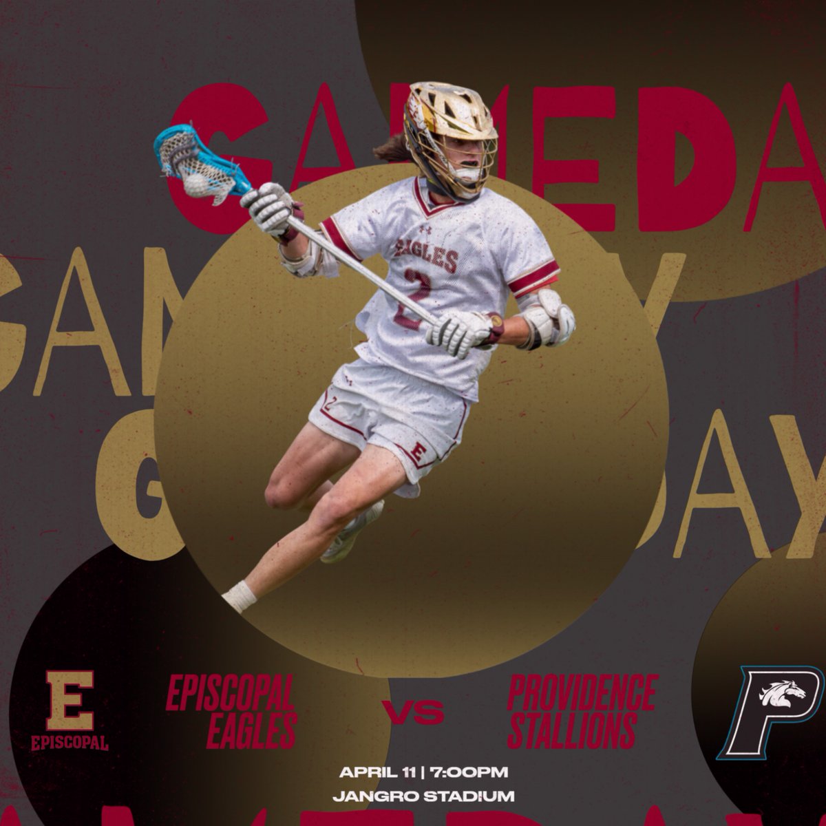Head out to Jangro Stadium tonight to catch the Boys Lacrosse team in District Semifinal action against the Providence Stallions!! 7pm game time!