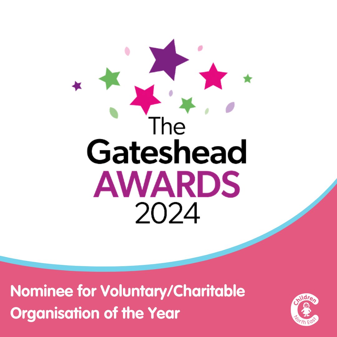 We are proud to be nominated by The Gateshead Awards for their Voluntary/Charitable Organisation of the Year Award 2024! Voting is open to the public now, cast your vote below!💫 loom.ly/aVaWD1E #gatesheadcouncil @gateshead