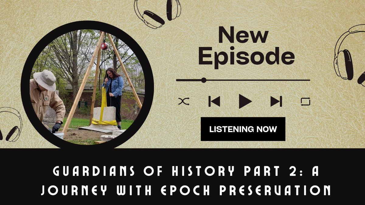 New Episode Alert🎙️ Join Dianne & Jennie with special guest Rachel Meyer from Epoch Preservation for part 2 of our series on cemetery conservation & preservation. Available wherever you listen to podcasts and on YouTube! theordinaryextraordinarycemetery.com/episode-179-gu… Or youtu.be/tGoB1_rM3Gc