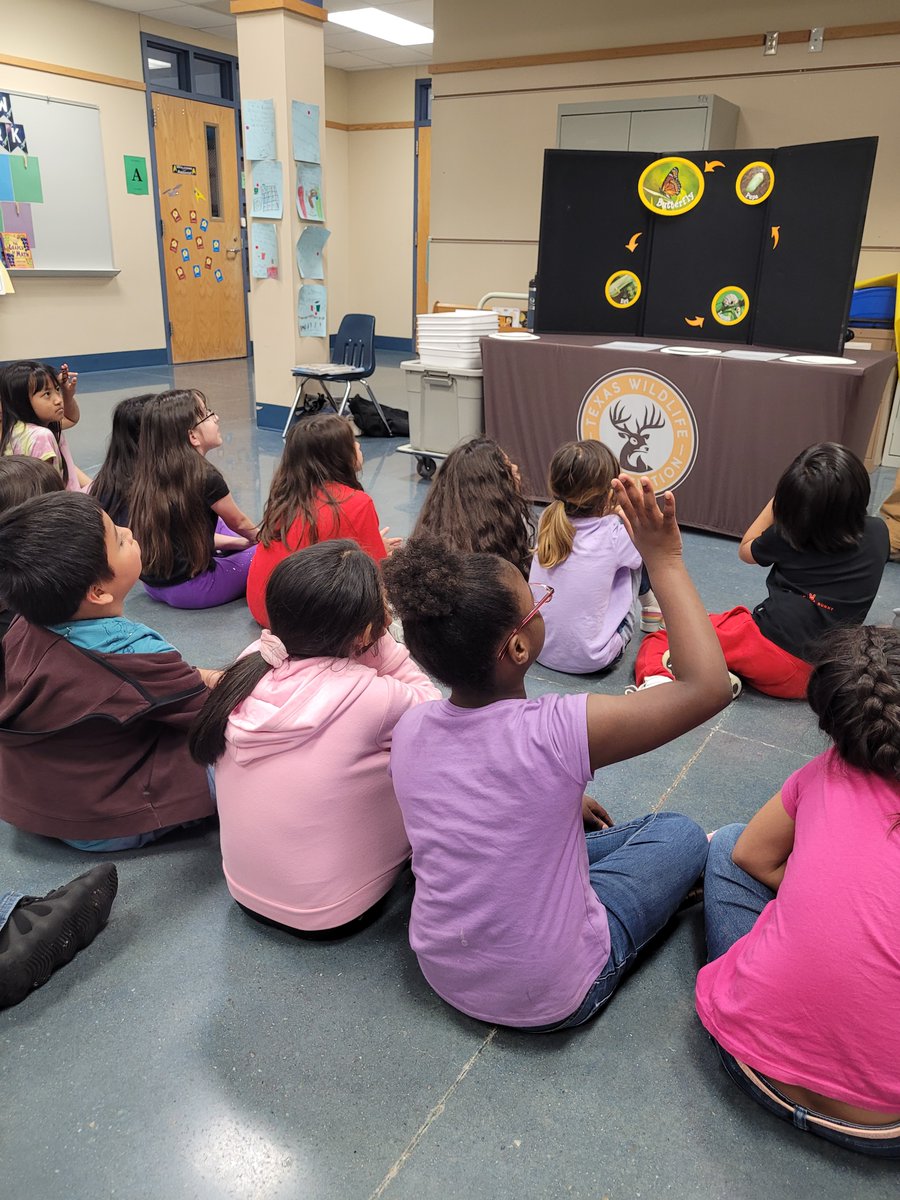 This week 2nd grade students learned about life cycles of plants and animals through a fun and interactive presentation by Mr. Andrew Harris, from the Texas Wildlife Association.