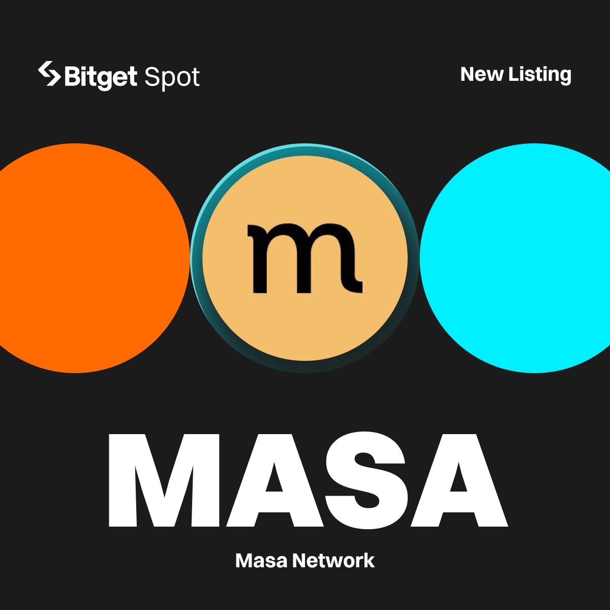 📢 İlk Listeleme - $MASA @getmasafi #Bitget, #İnovasyon ve #Web3 Bölgesinde MASA/USDT'yi listeleyecek! 🔹Yatırma: Açıldı 🔹İşlem başlangıcı: 11 Nisan Detaylar : bitget.com/en/support/art… #MASAlistBitget