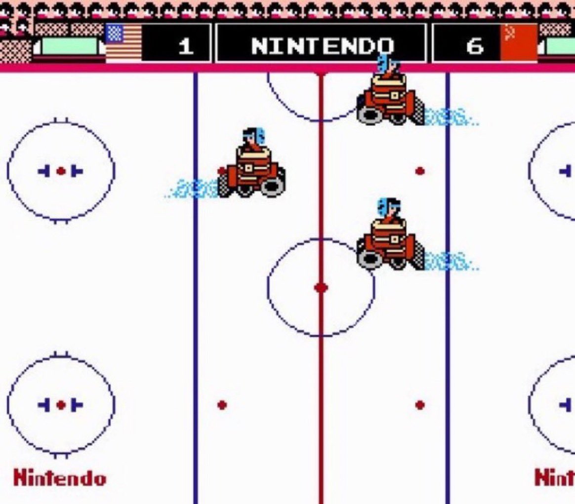 The Zamboni drivers from Nintendo Ice Hockey deserve more respect. Always did a helluva job.