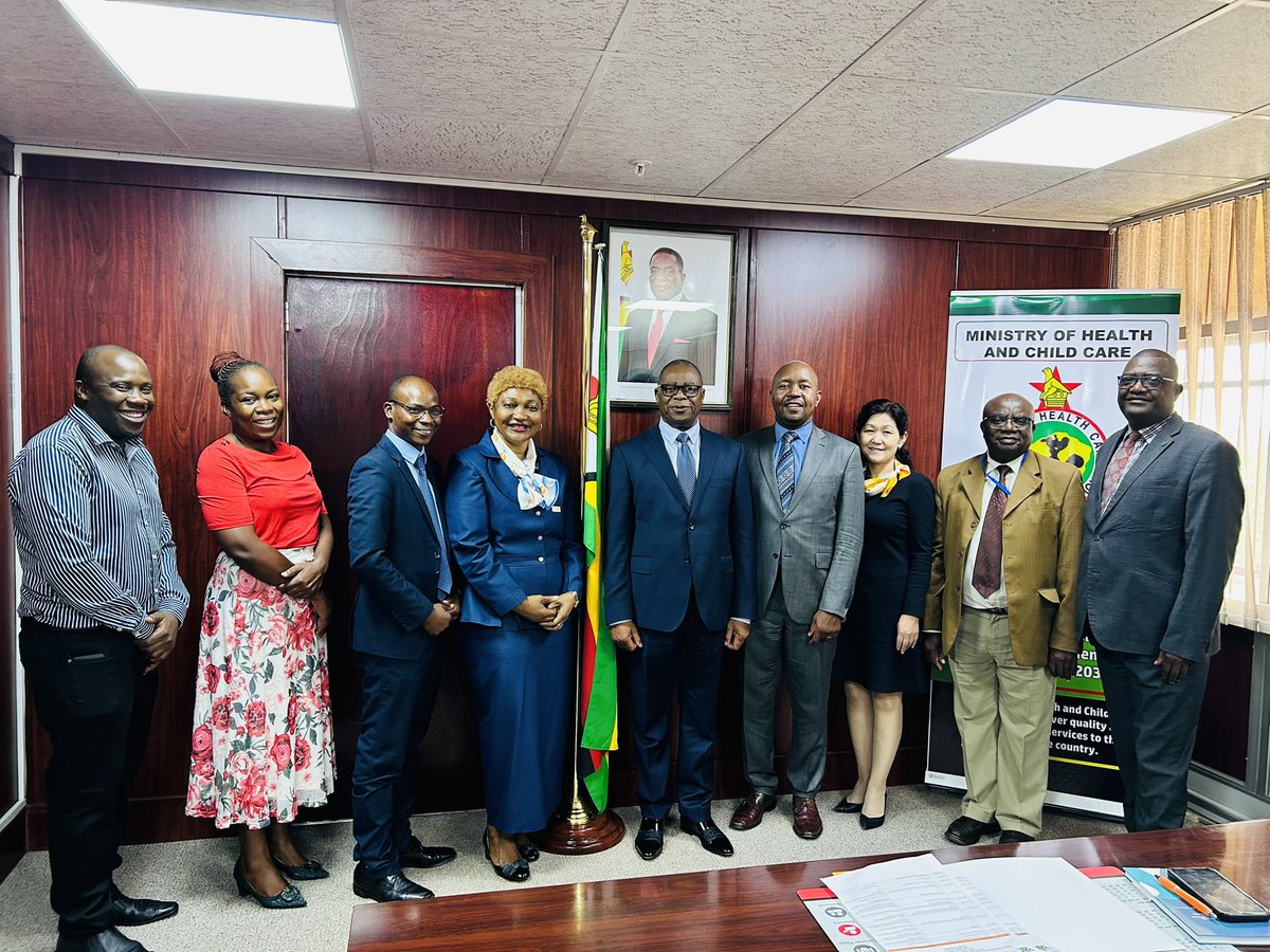 Earlier today, @UNFPA🇿🇼Representative @MirandaTabifor & team briefed Hon. Douglas Mombeshora Minister of @MoHCCZim & team on #ICPD30 #CPD57. Zimbabwe's participation at this 🌍global forum is crucial. #SDG #population #Development