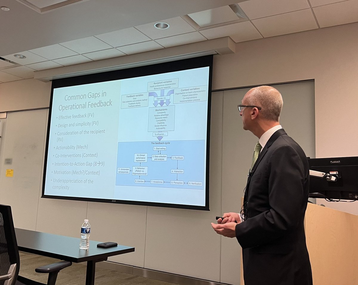 So appreciate Mike Ward from Vanderbilt Emergency Medicine talking about Learning Health Systems, feedback, and improving emergency care! @UWEmerMed @MadtownEM