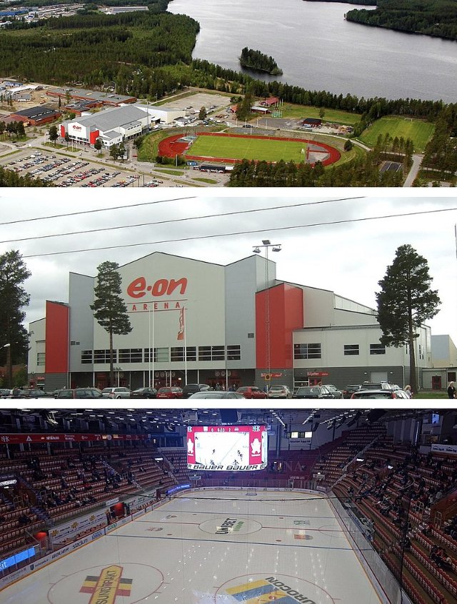 dzuunmod's tweet image. But you know what Timrå does have? A 6,000-seat arena that in some years hosts SEL action. The local team's GM is Kappo Kapanen, the head coach is Olli Jokinen and the captain is Anton Lander.