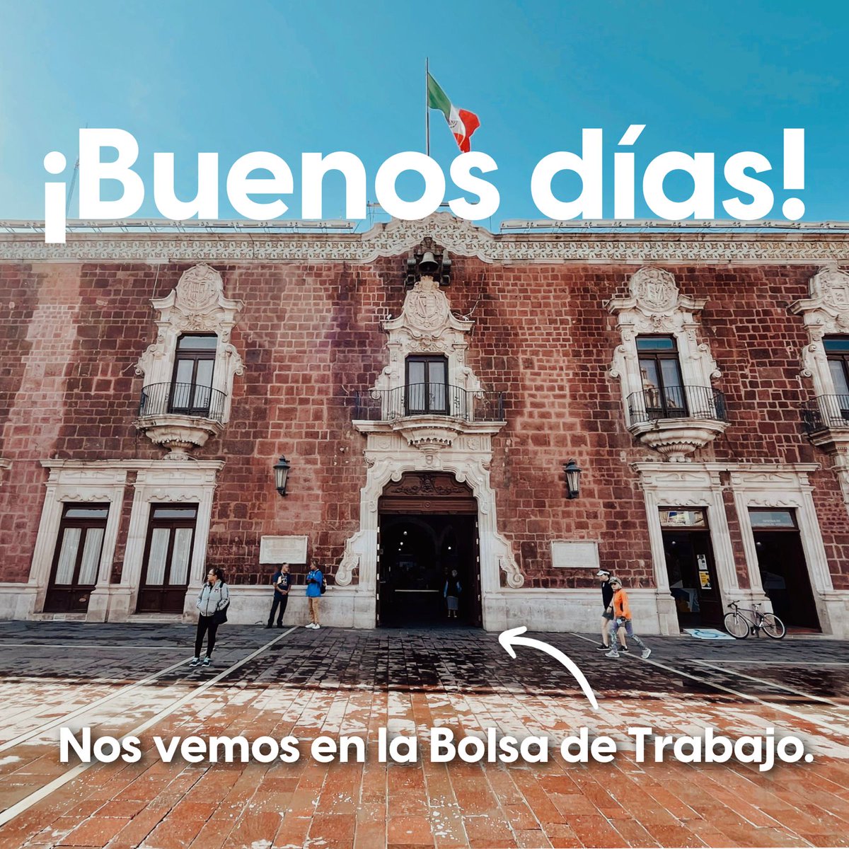 ¡Buenos días! ☀️ Te esperamos HOY en Palacio de Gobierno de las 9:00 a las 15:00 horas en nuestro Jueves de Bolsa de Trabajo, con más de 1,000.