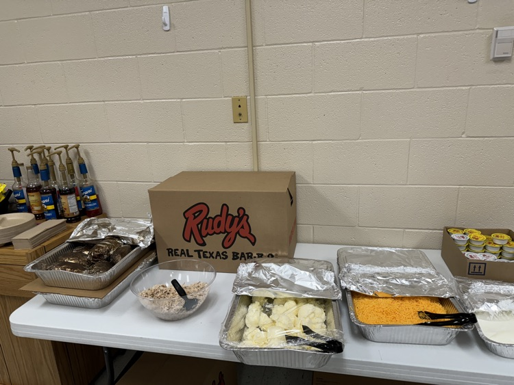 Thank you Rudy's for feeding our staff today on STAAR read day!