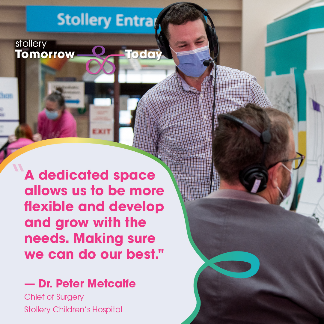 The team at the Stollery provides world-class care within the walls of an adult hospital built in the '80s — a space not designed with kids or families in mind. Simply put, the Stollery needs more space. Join us in building a better tomorrow: bit.ly/4a7ILnR