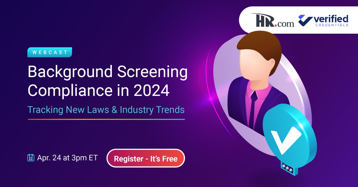 Join us to learn about crucial #Compliance updates and trends that require monitoring. Explore the latest in #backgroundcheck regulations, #CleanSlate laws, and #cannabisusa legalization ad more here: okt.to/3jCpze