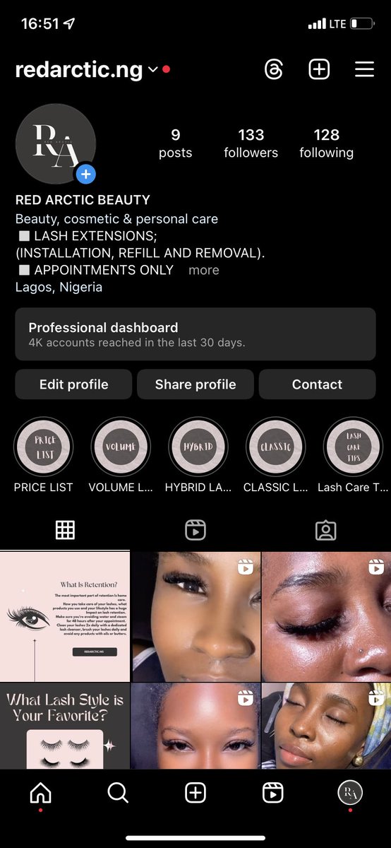 Guys please support my Lash Business. I’m a licensed Lash tech that also spent years in the university. Please follow RedArctic on Instagram 🫶🏾❤️