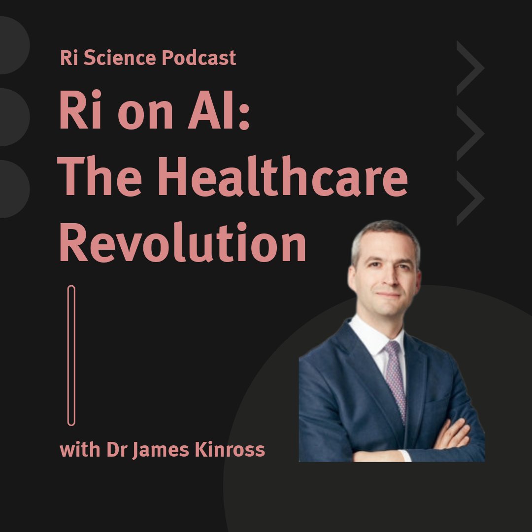 Missed our latest podcast episode with @bowelsurgeon? In this episode we explored how AI is impacting different areas of scientific research and the potential applications of AI in healthcare. Catch-up on the latest episode here 👇 podcasters.spotify.com/pod/show/ri-sc…