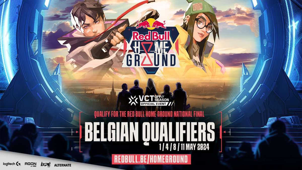 Calling all Valorant players! 🇧🇪 Have you registered for the Red Bull Home Ground Belgian Qualifiers already? 💪 🔗redbull.be/homeground #redbullhomeground #valorant