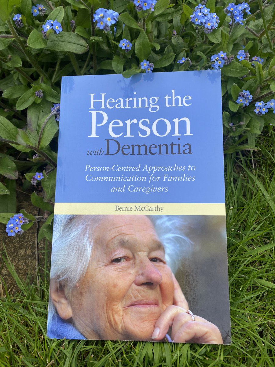 Re-reading Bernie McCarthy’s ‘Hearing the Person with Dementia’. A must read for families, caregivers & anyone working w ppl w #dementia. With practical advice on verbal/non-verbal communication, specific situations, personhood & self- care. It’s a really helpful handbook. #care