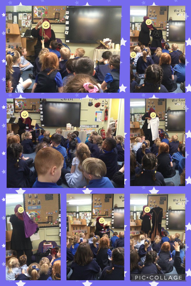 We really enjoyed finding out about ‘Islam’ as part of our inter-faith week this afternoon as @MissKadirSTM shared lots of information & special items with us! Thank you Miss Kadir ☺️ we can’t wait to explore further tomorrow! 
#LoveLearnLive
#EYFS
#STMRE