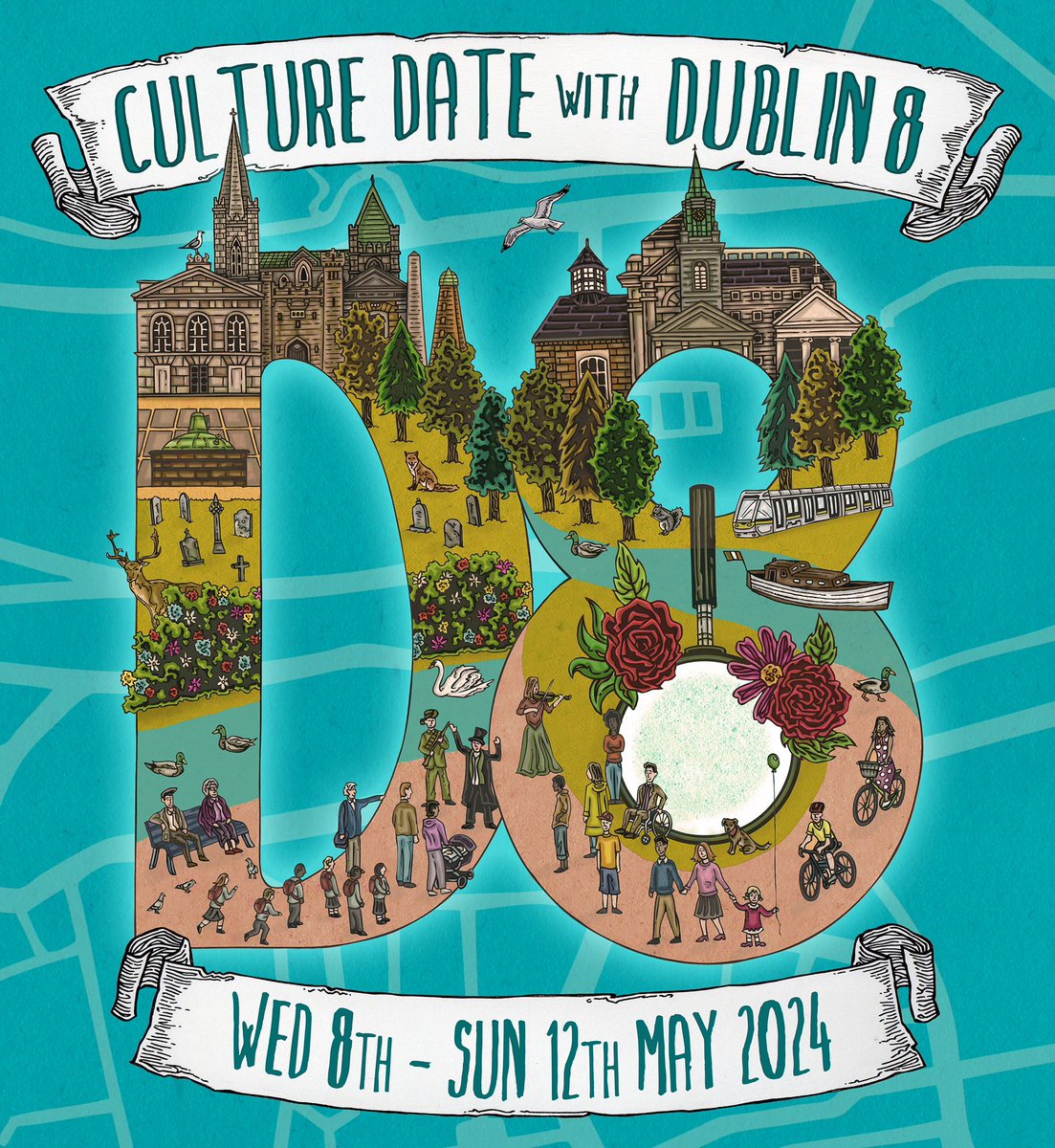 Only 6 more sleeps to the launch of the biggest Culture Date With Dublin 8 programme to date. Keep an eye on culturedatewithdublin8.ie for all the details. And save those culture dates! 8th to 12th May 2024 @CultureDateD8