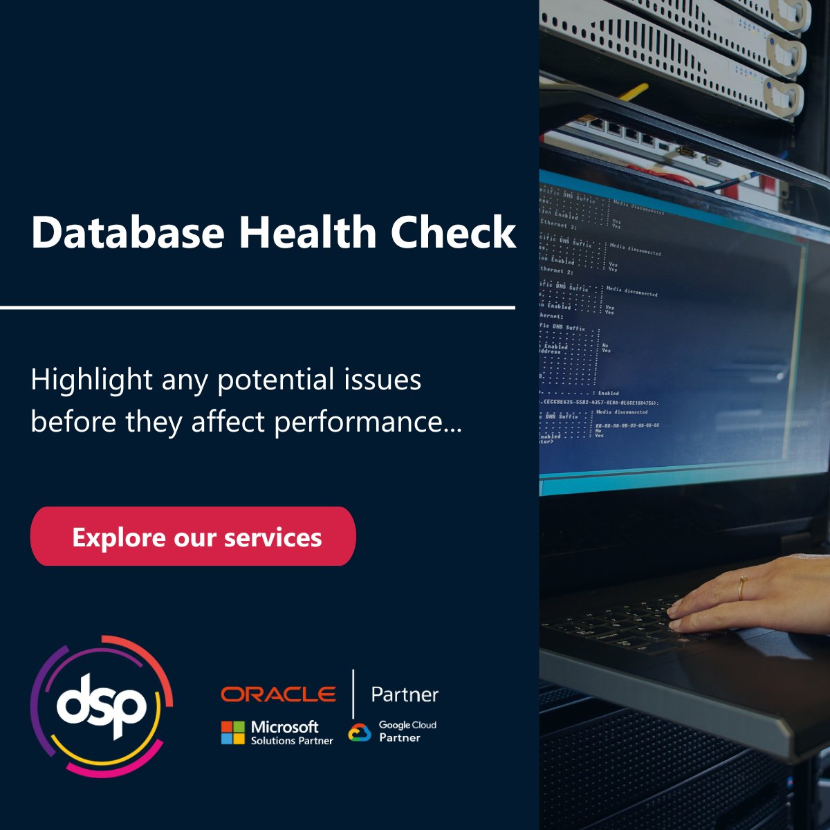 Our database health checks are designed to identify potential issues and provide recommendations for optimisation and improvements. With our expert team of consultants, you can trust that your database is in good hands. Explore our services: bit.ly/4avcDem #healthcheck