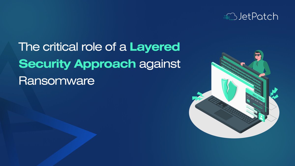 JetpatchCloud's tweet image. January&apos;s ransomware surge underscores layered security&apos;s importance. 

Key defenses: Endpoint Protection, Patch Management, and Endpoint Detection for breach response. 
Dive deeper: rb.gy/hth6wn

#ransomware #cybersecuritytips