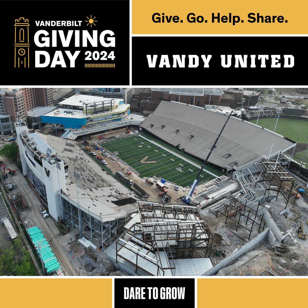 Support the future of Vanderbilt football and Vanderbilt Athletics by making a gift TODAY to #VandyUnited on Vanderbilt Giving Day! 🔗 vu.edu/give24-fb1 #VU4Life | #DareToGrow