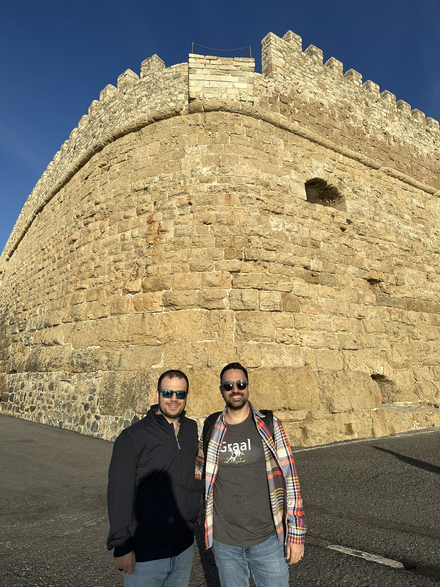 With @snatverk in Heraklion! #TornadoVM team in Crete!