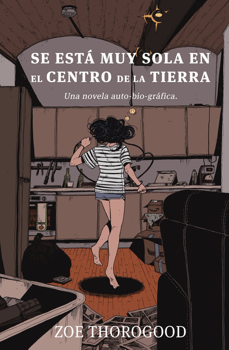 La novela gráfica Se está muy sola en el centro de la tierra de Zoe Thorogood llegará el 19 de abril de la mano de @NormaEditorial . Muy buena pinta esta obra centrada en la lucha contra los problemas de salud mental 👇🏻