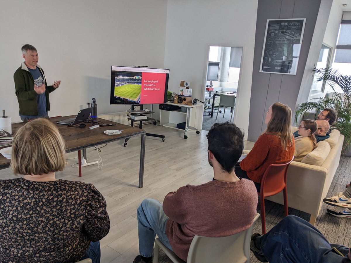PechaKucha presentations and Cake Thursday in the office today 🍰🖼️