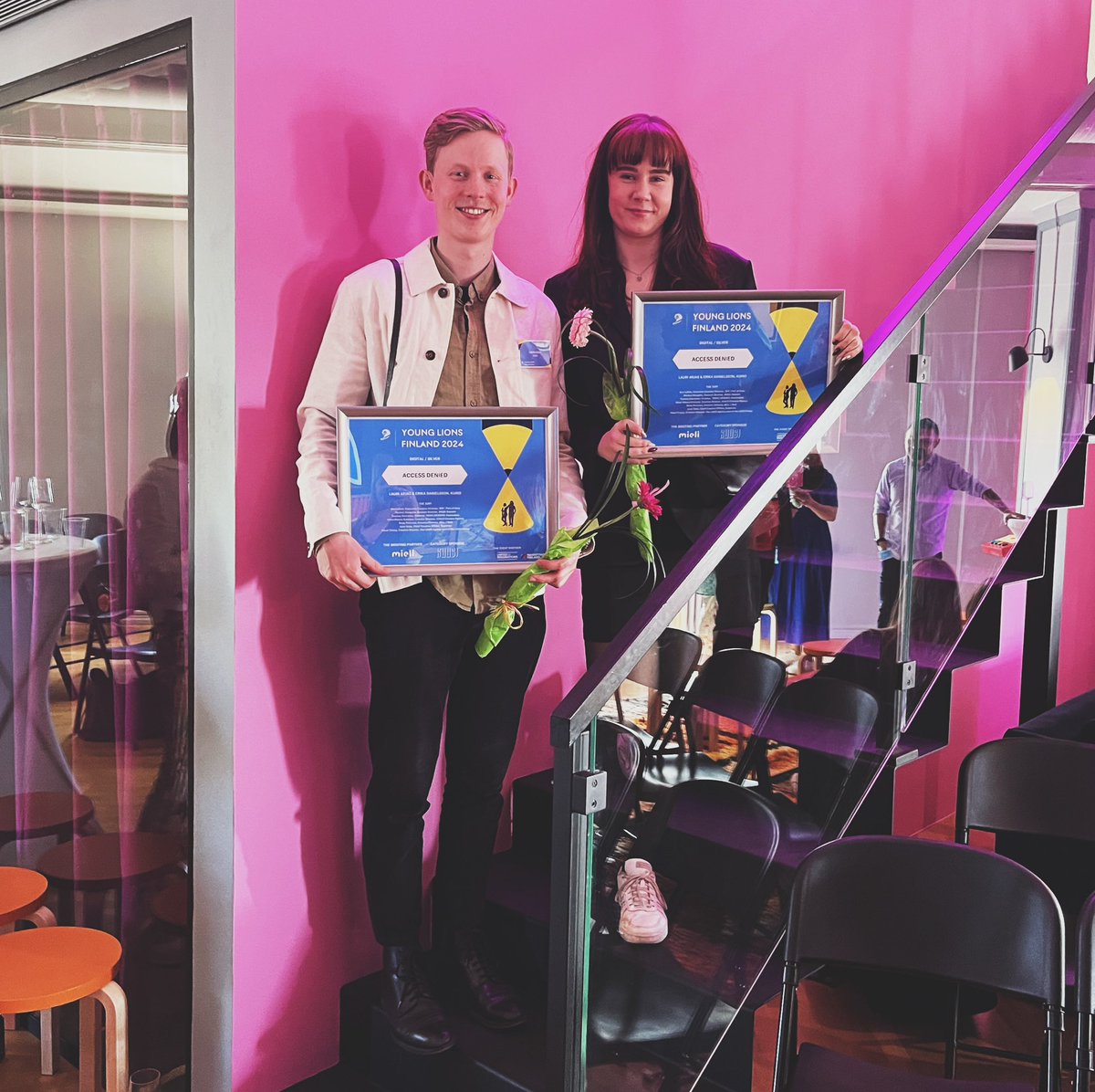 Huge congrats to all Young Lions Finland contestants — not least our amazing 🥈 winners Lauri & Erika! Long live creativity! ✨🦁✨ #CannesLions2024