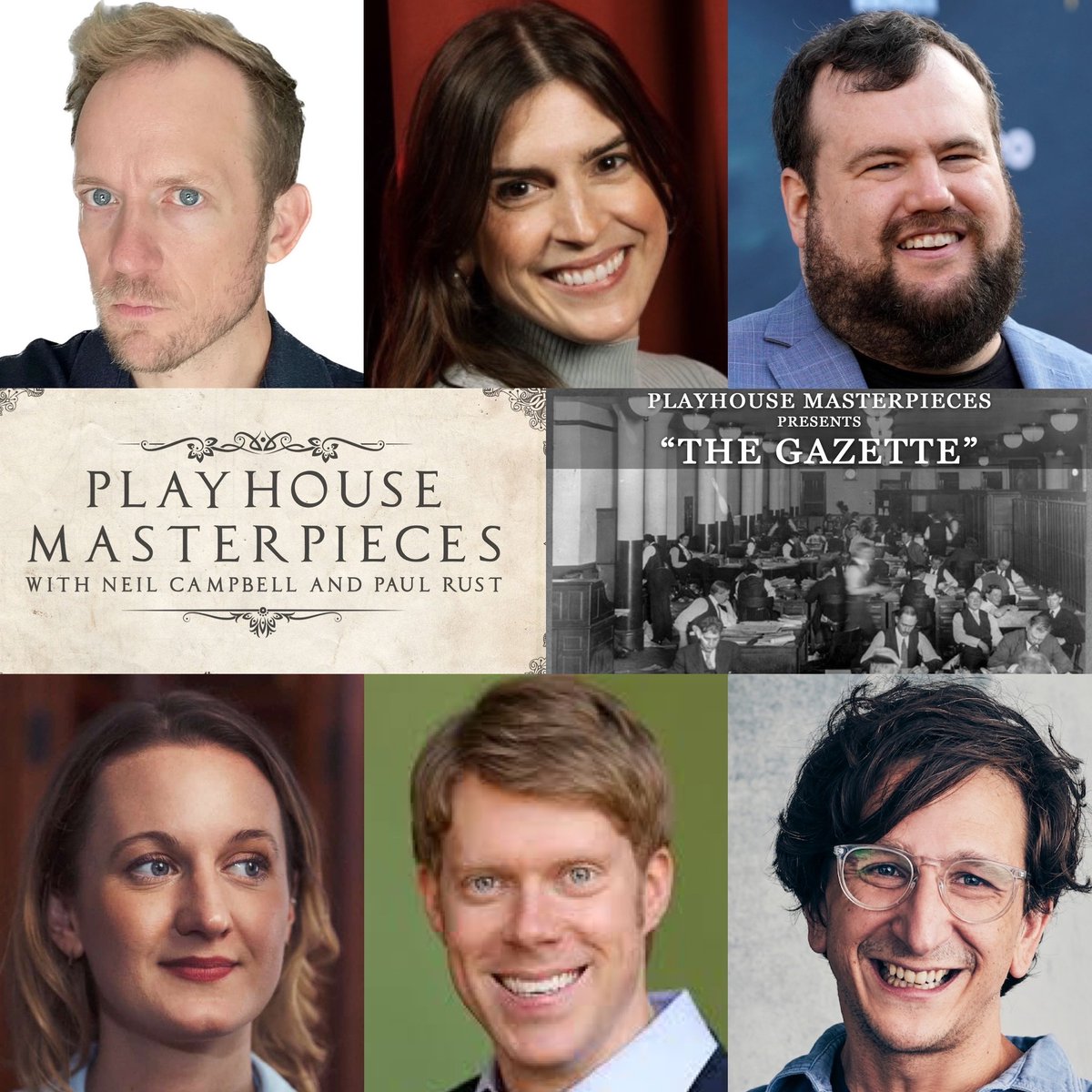 FRIDAY APRIL 12! Watch the live show (or live multi-cam stream!) of PLAYHOUSE MASTERPIECES presented by @neilerdude & me at The @ElysianTheater! Special guests: @tim_baltz @BDayBoysMitch Fran Gillespie @LilyYily Tickets for live show and livestream: