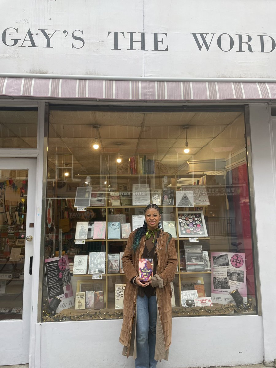 Final stop of the day for @McLeod_Mouth was @gaystheword bookshop! Head there to get signed copies of The Map that Led to You!
