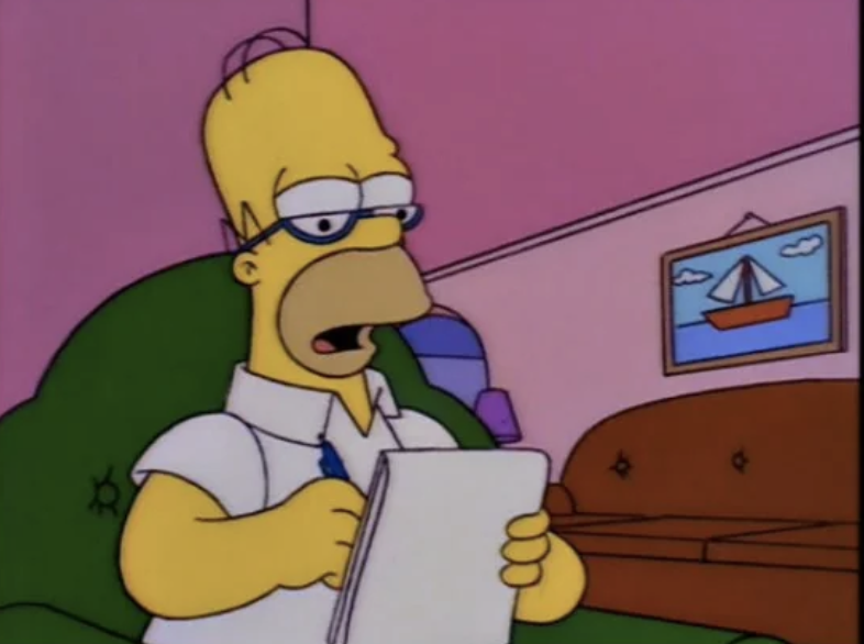 SndraDee's tweet photo. Stringer wearing his cheaters > Homer wearing his cheaters https://t.co/1sDM4N28eY
