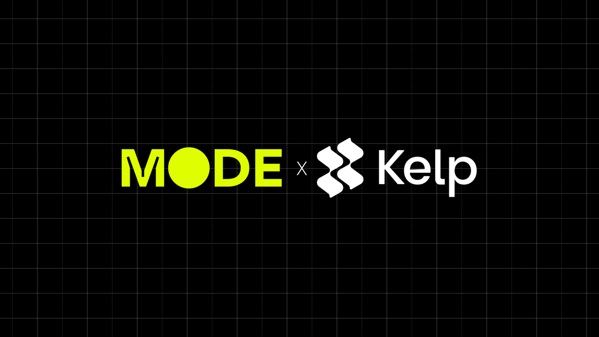 KelpDAO Native Restaking is Live on Mode 🟡

You can get rsETH by restaking your Mode ETH on <a href="/KelpDAO/">Kelp</a>. 

Restake today on Mode to get:
 
✅Staking APR
✅EigenLayer Points
✅Kelp Points 
✅Mode Points

Stake now 👇
kelpdao.xyz/restake/